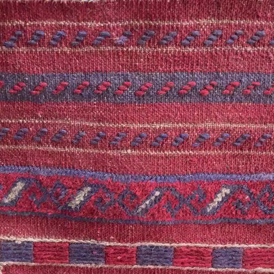 Runner Rug, 2x8 Ft Afghan Hand Knotted Runner Rug, Mashwani Runner Rug, Vintage Geometric Runner Rug, Oriental Wool Rug, Hallway Runner Rug.