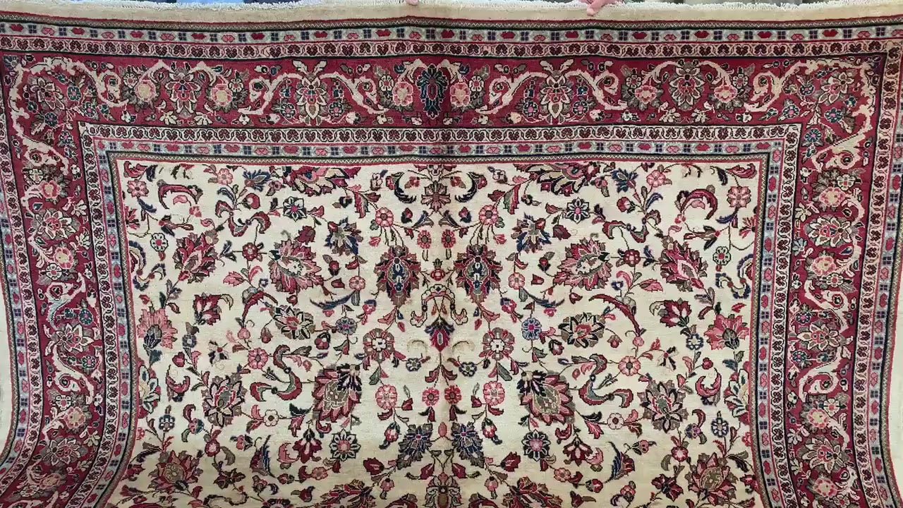 Amazing Afghan High Quality Rug 8x10 Ft Natural Hand Knotted Wool Rug, Florals design Rug, Good Pile Vintage Rug Bedroom Rug Living Room Rug
