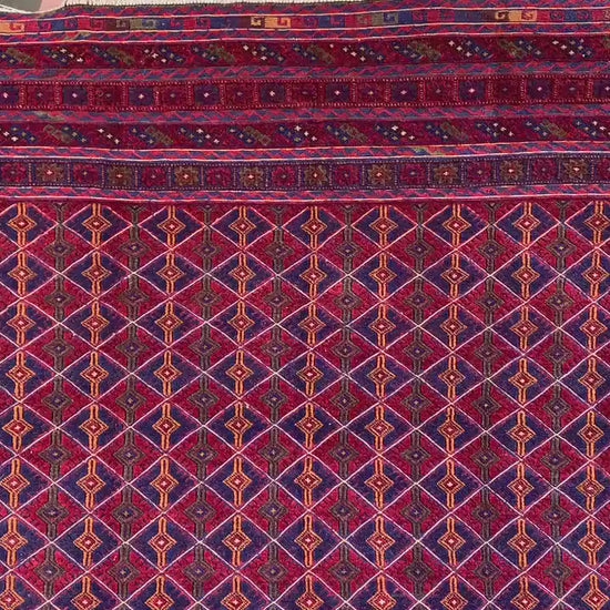 6x9 Ft Amazing Red Blue kilim Rug, Afghan Hand knotted Wool kilim Rug, Good Quality kilim Rug, Home Decor Rug, Bedroom Rug, Living Room Rug.
