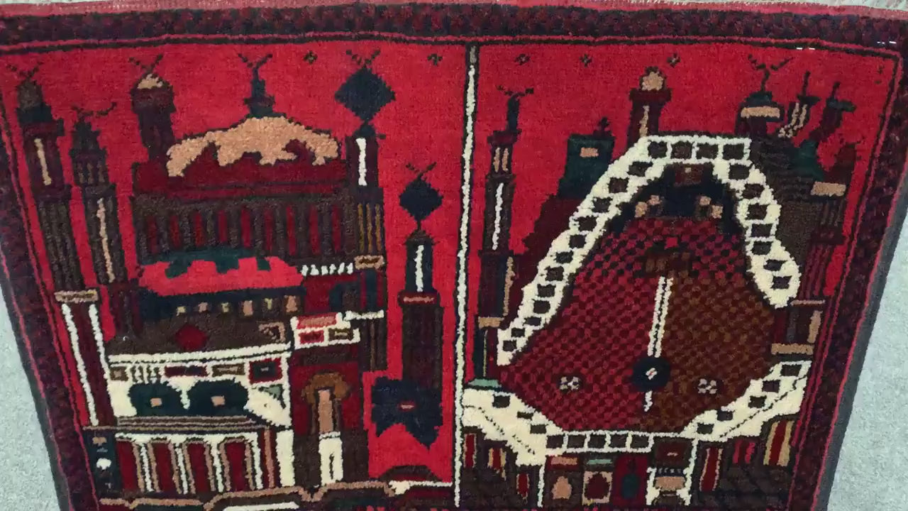 Amazing Small Prayer Rug 2x3 Ft Hand Knotted Prayer Rug, High Quality Beljik Rug, Afghan Prayer Rug, Vintage Wool Rug, Muslim Prayer Rug etc