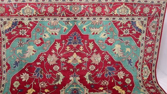 9x12 Ft Afghan Handmade Kazak Rug,handmade wool rug ,modern rug,