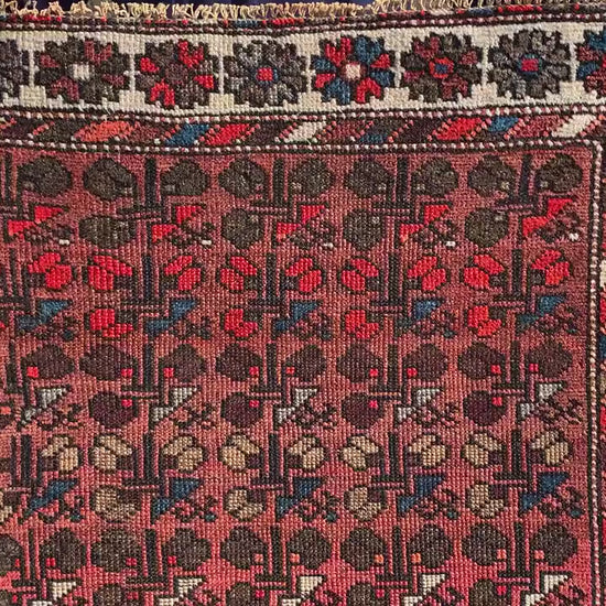 3x10 Ft Antique Afghan Runner Rug, Hand Knotted Runner Rug, Low Pile Rug, Vintage Floral Runner Rug, Oriental Runner Rug Hallway Runner Rug.