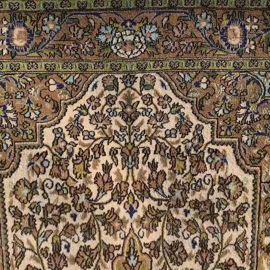 Vintage Mamluk Rug 3x5 ft Handmade Afghan Rug, Mamluk design Rug Geometric Tribal Wool Rug, Oriental Floral Rug Entryway Office Bedroom Rug