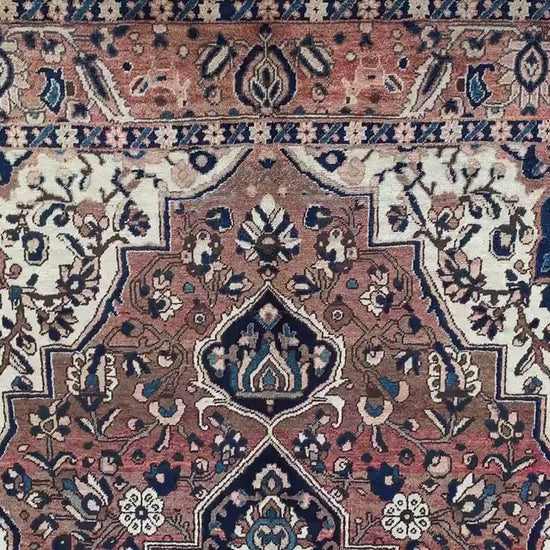 Antique Rug 7x10 Ft Afghan Hand knotted Rug, One of a kind Vintage Rug, Geometric Area Rug Tribal Oriental Rug, Bedroom Rug Living Room Rug.