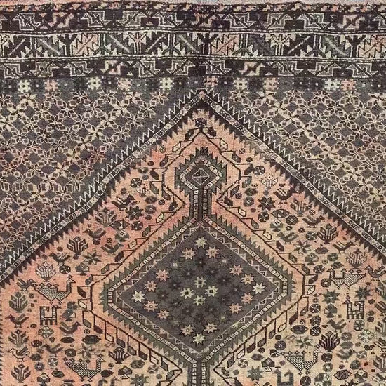 7x10 Ft Antique Caucasian Rug, Hand knotted Wool Rug, Vintage Afghan Rug, Tribal Oriental Rug, Home Decor Rug, Bedroom Rug, Living Room Rug.