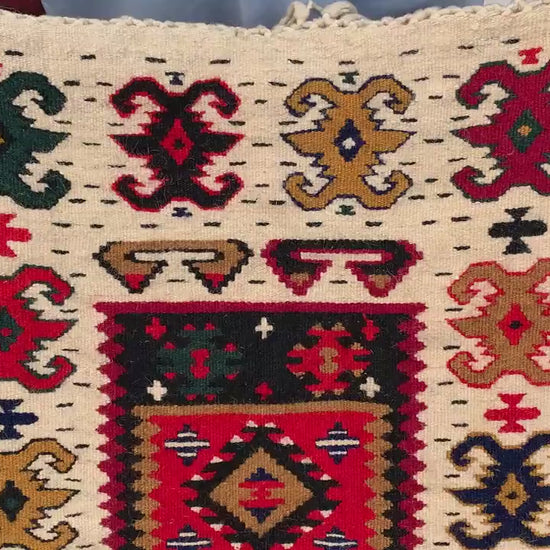 Runner kilim Rug 2x6 Ft Vintage Turkish design kilim Rug, Natural Hand knotted Runner kilim Rug, Oriental Wool kilim Rug, Hallway Runner Rug