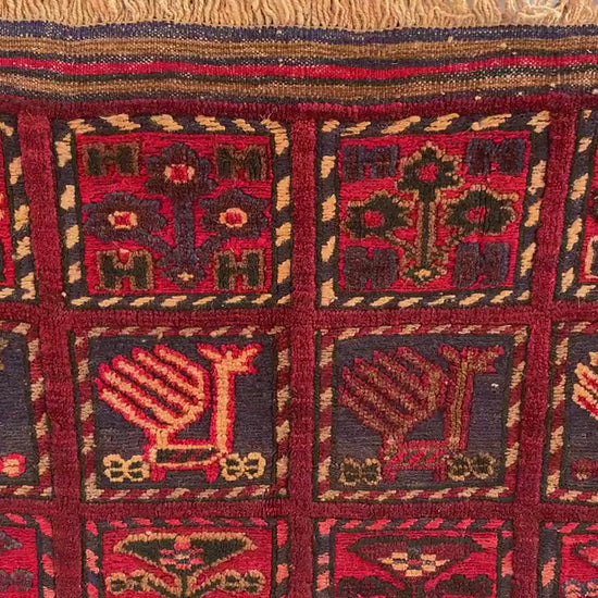 Amazing Pictorial kilim Rug, 3x4 Ft Afghan Hand Knotted kilim Rug, Nokar design Rug, Birds Floral Rug, Oriental Rug, Best for Kids Room Rug.