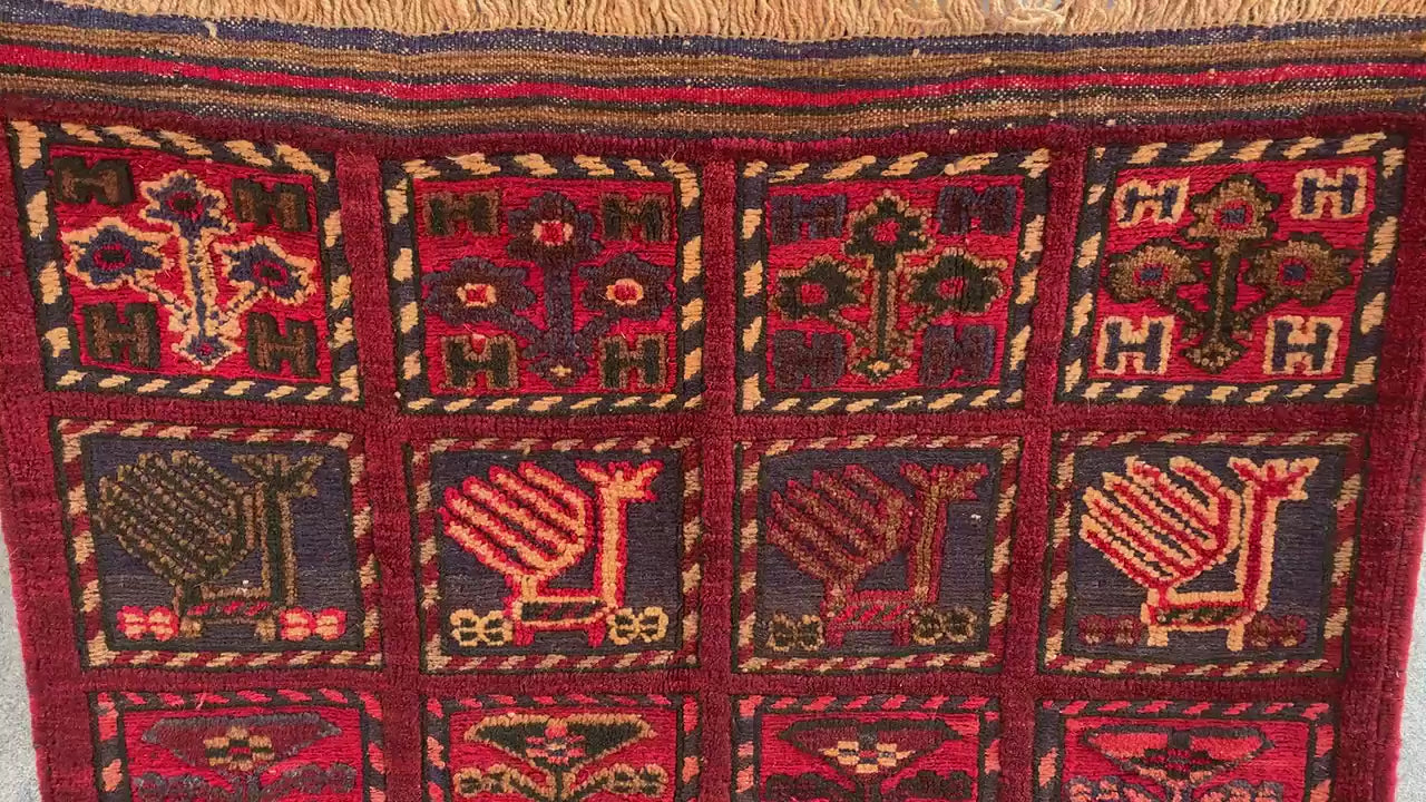 Amazing Pictorial kilim Rug, 3x4 Ft Afghan Hand Knotted kilim Rug, Nokar design Rug, Birds Floral Rug, Oriental Rug, Best for Kids Room Rug.