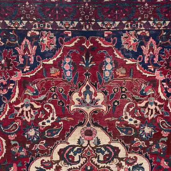 7x10 Ft Antique Tribal Rug, Afghan Hand knotted Wool Rug, Vintage Oriental Rug, Geometric Area Turkmen Rug, Dining Table Rug Living Room Rug