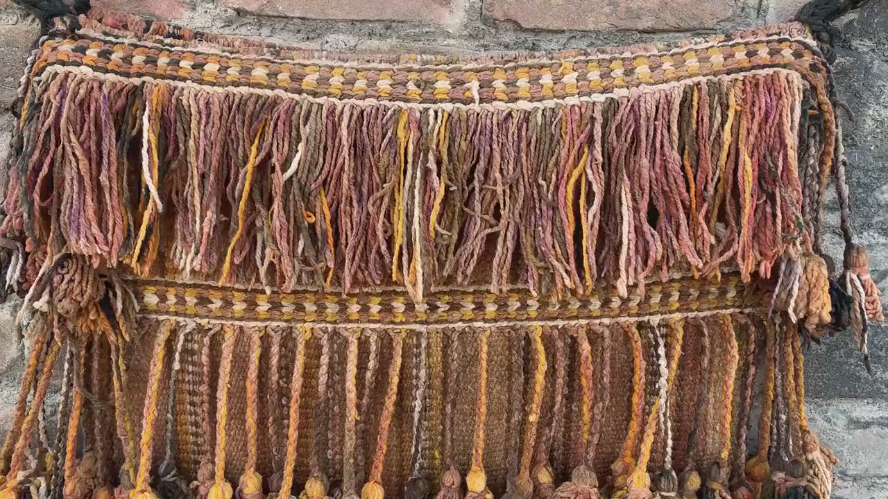Antique Wall Hanging Rug, 2x2 Ft Afghan Jalar Rug, Hand knotted Vintage Wool Rug, Turkmen Jalar Rug, Wall Decor Rug, Oriental Area Rug etc.